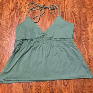 American Eagle Halter, size medium, green